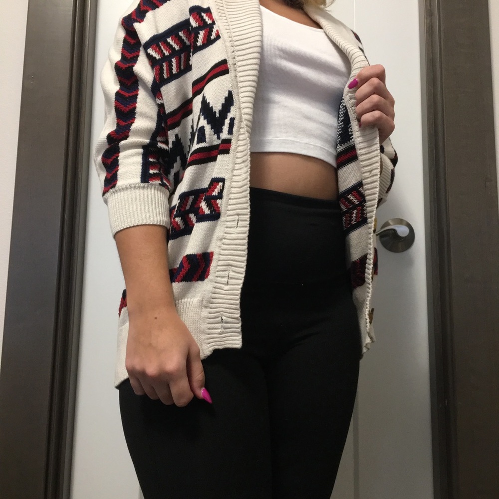 Cozy Patterned Cardigan